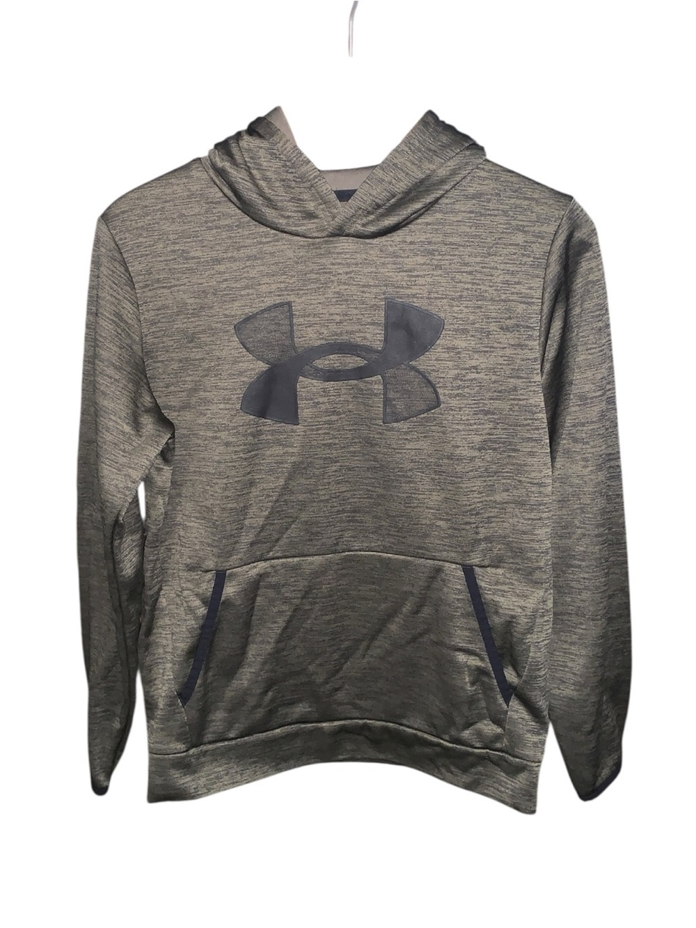 Under Armour Cold Gear Loose Fit Heathered Green Hooded Pullover Sweatshirt